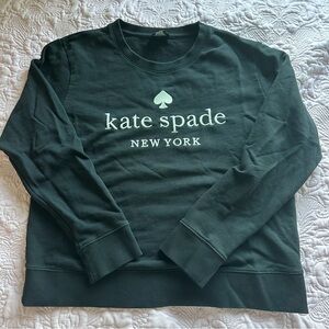 Kate Spade Black Crewneck